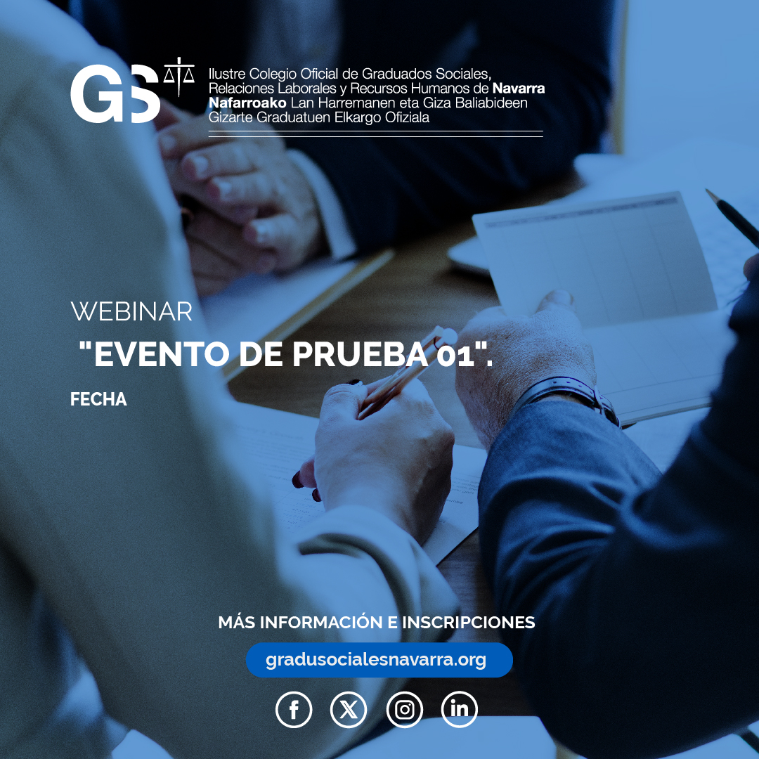 Evento de prueba 01