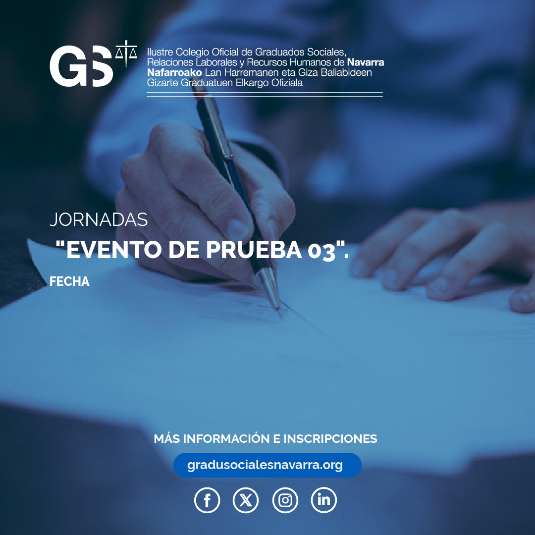 Evento de prueba 03